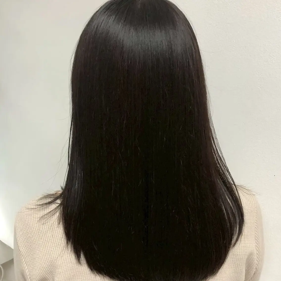 ロング 縮毛矯正/ワンカラー モデル募集🫧田村のヘアスタイル