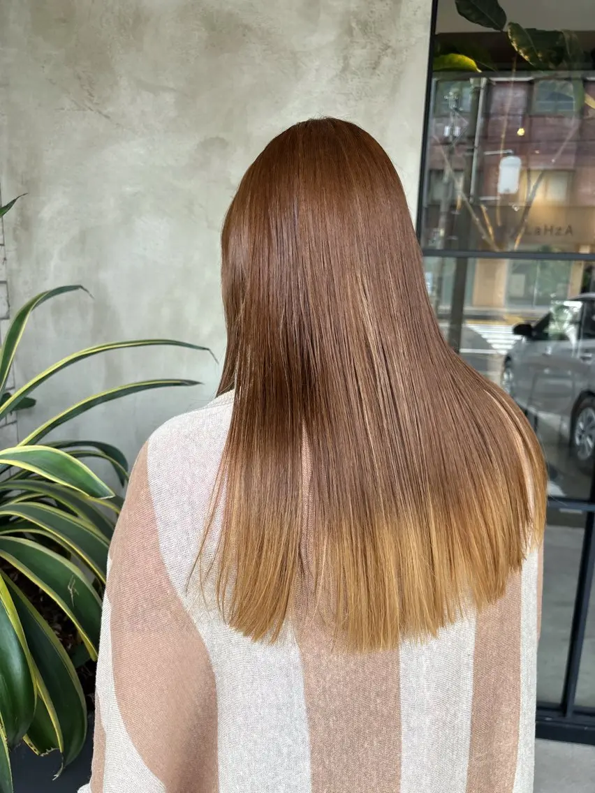 ロング カラー 村松 美月のヘアスタイル
