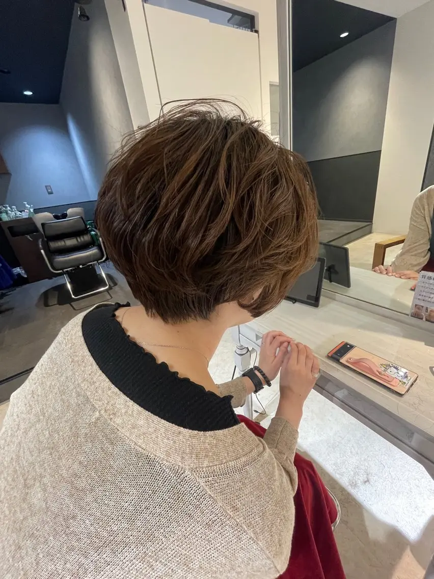 ショート カット ヘアカラー トリートメント le. pidorgeのヘアスタイル