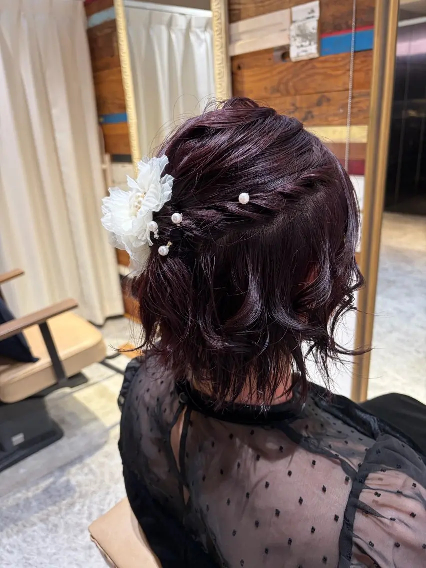 ショート ヘアアレンジ ヘアセット ヘアセット/縮毛矯正 Mayuのヘアスタイル