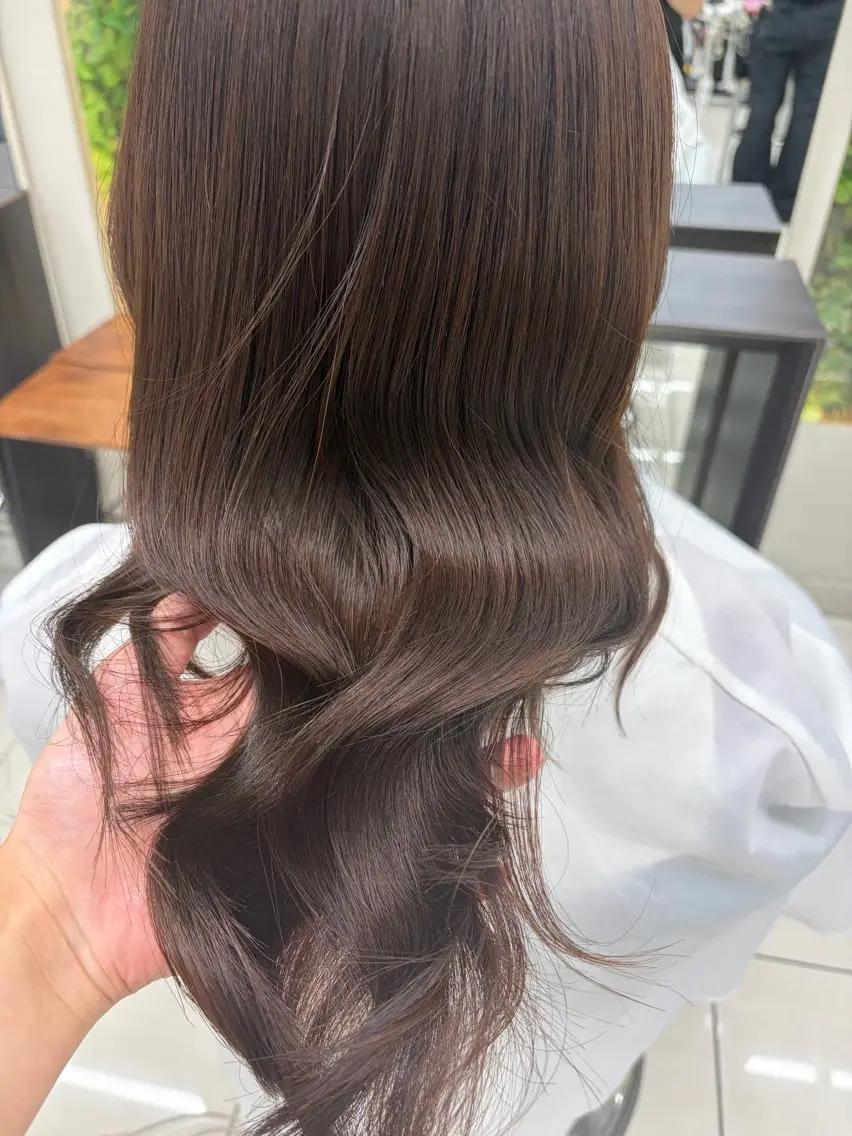 ロング カラー ヘアカラー 美髪ツヤ暗髪カラー 💎issei💙のヘアスタイル