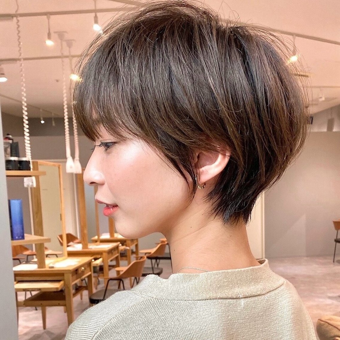 ショート カラー 似合わせショートカ ット/福岡/えりのヘアスタイル