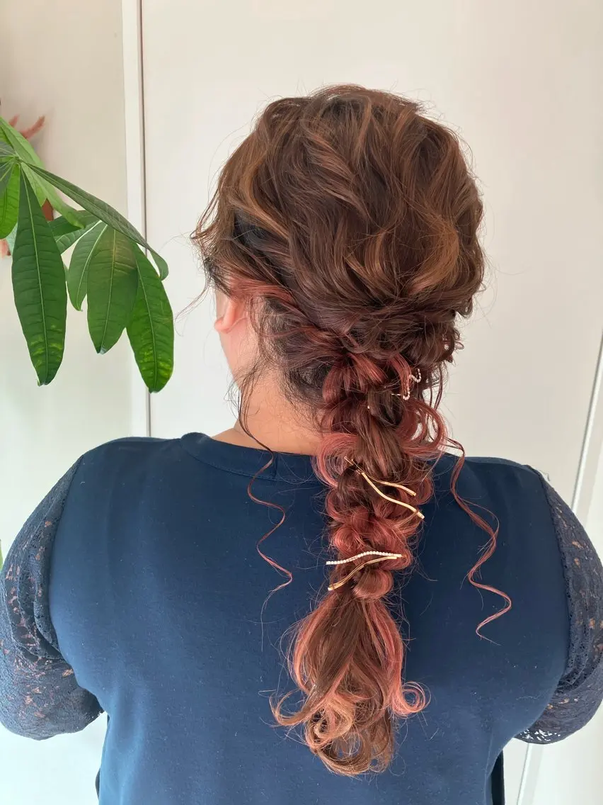 ヘアアレンジ 結婚式・ブライダル Hair&Make Nahoのマツエク・マツパデザイン