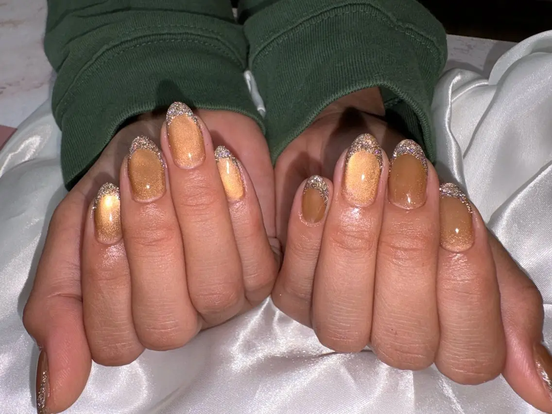 ネイル フラッシュネイル ラメ(グリッター) マグネットネイル ハンドネイル nail ayacaのネイルデザイン