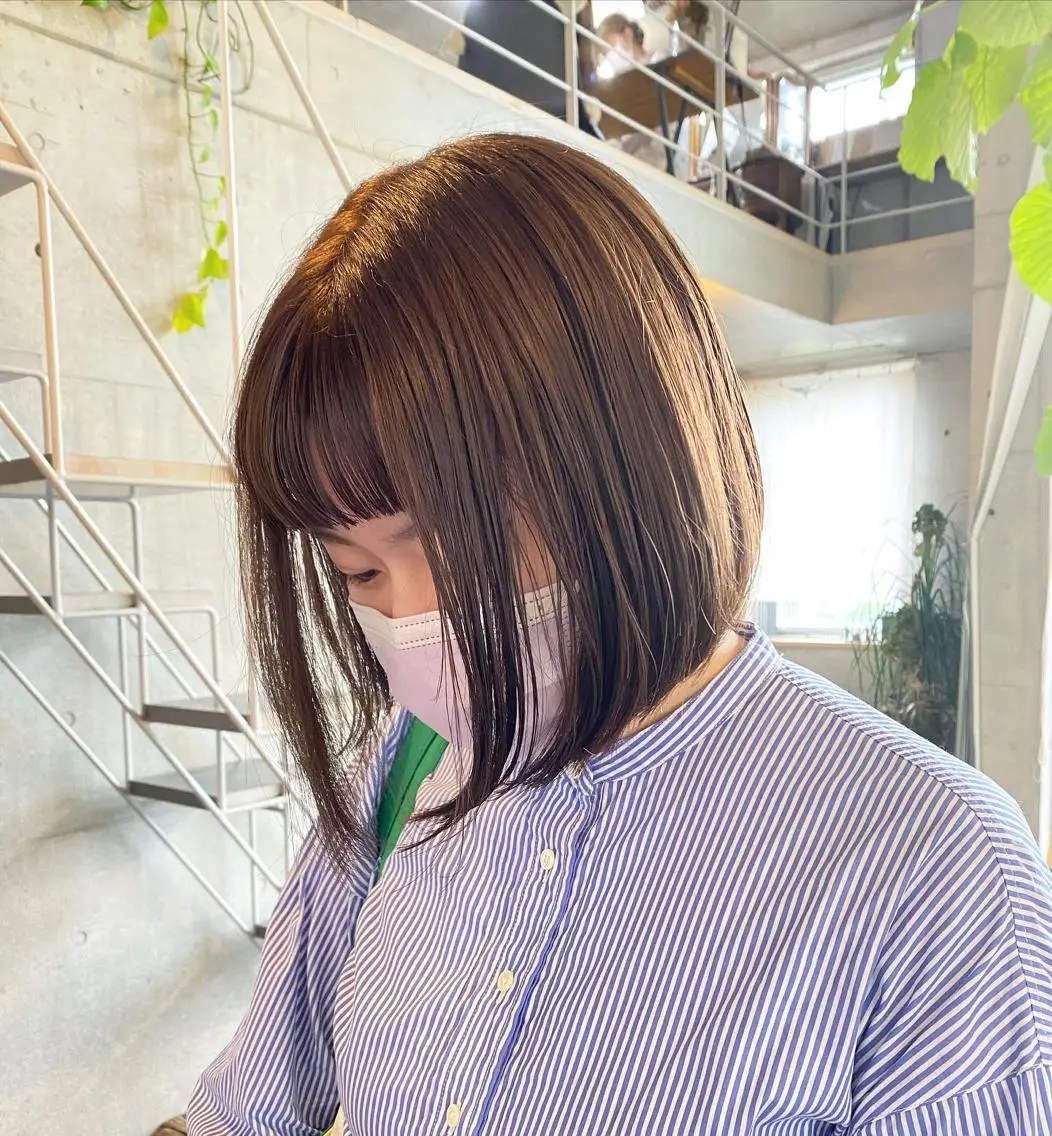 ショート カラー パーマ ヘアアレンジ メンズ キッズ ネイル マツエク・マツパ カット トリートメント モリモト サナのヘアスタイル