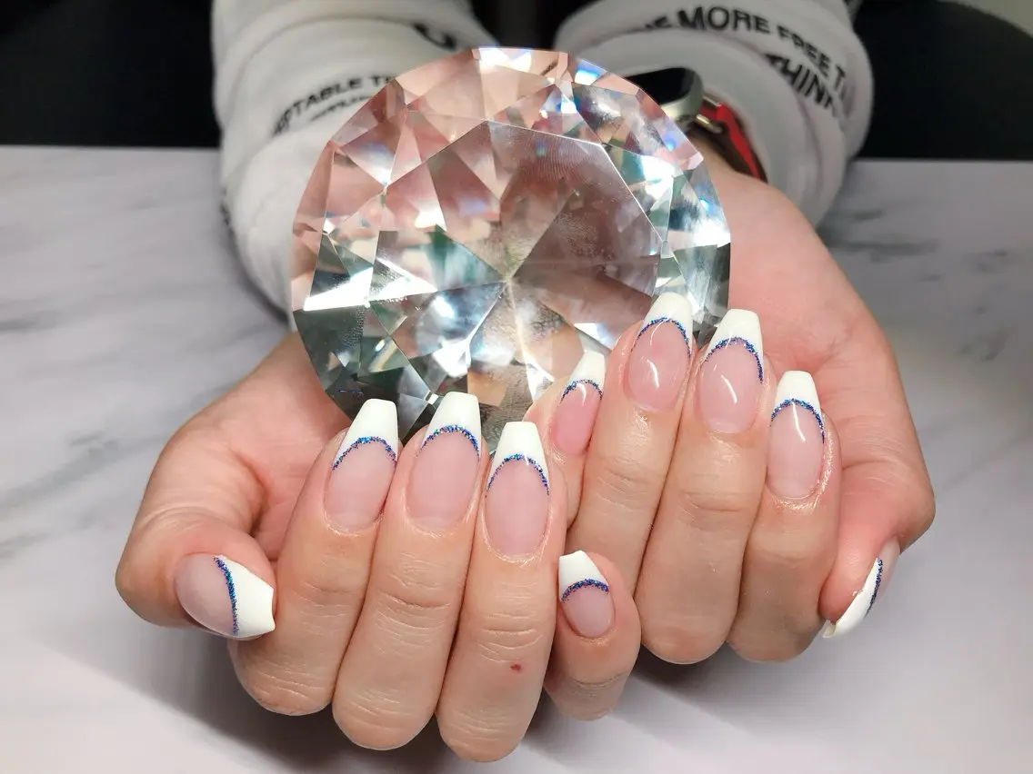 HANDnail💚グラデorフレンチ（オフなし、ケア込み）の写真