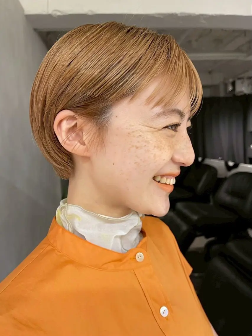 ショート ショートヘア 銀座骨格診断ショート メンズカット/amiのヘアスタイル