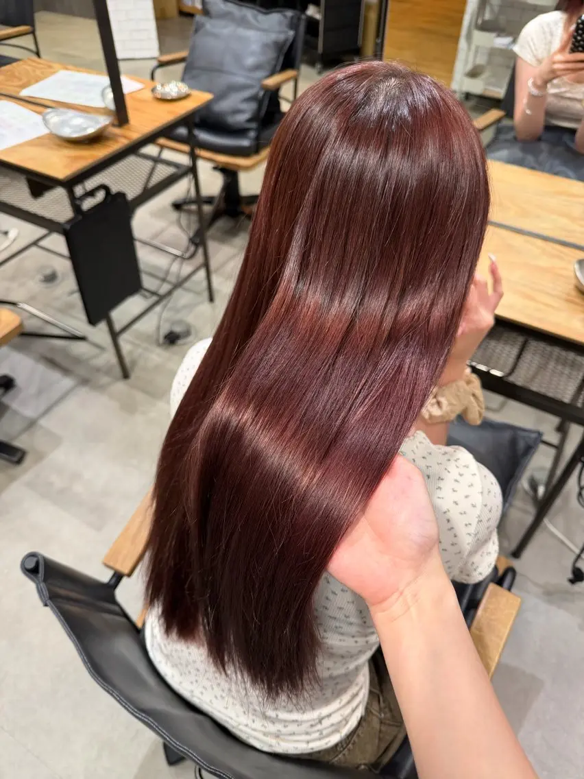 ロング カラー 心斎橋/透明感カラー 🫧アサノハルカのヘアスタイル