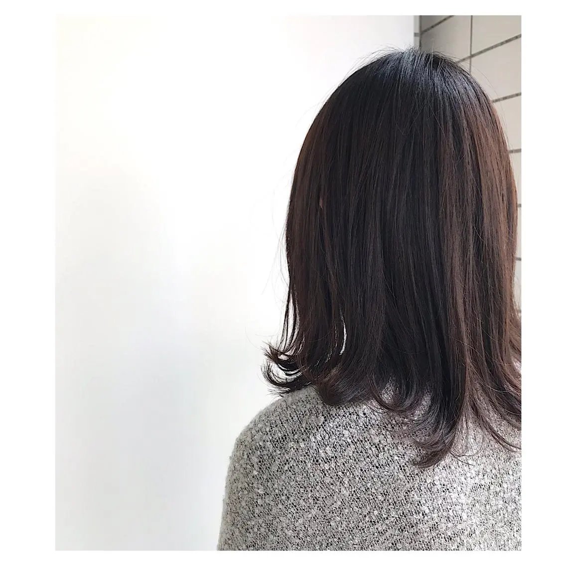 セミロング 30代からの大人 ショートのヘアスタイル