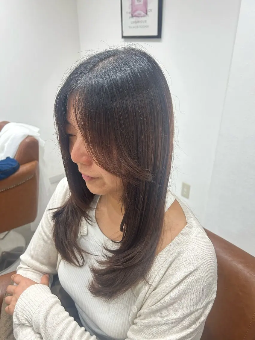 ロング カット トリートメント 町田 未希のヘアスタイル