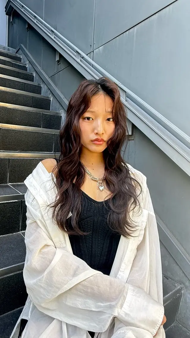 セミロング カラー ヘアカラー トリートメント "Daisy" Rio /大名・天神のヘアスタイル