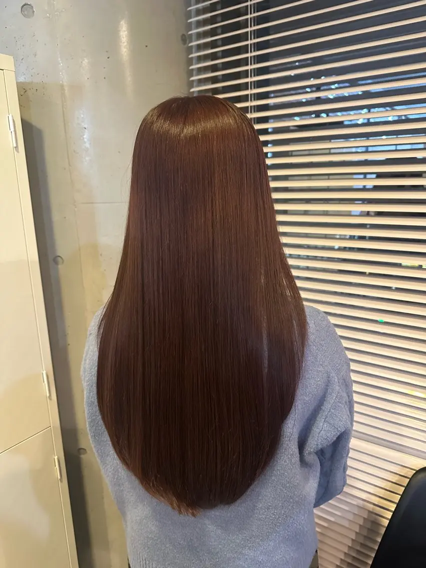ロング ヘアカラー トリートメント 田中 希のヘアスタイル