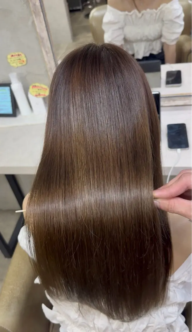 カラー ベージュカラー 透明感カラー ヘーゼル オレンジ Blast raiaのヘアスタイル