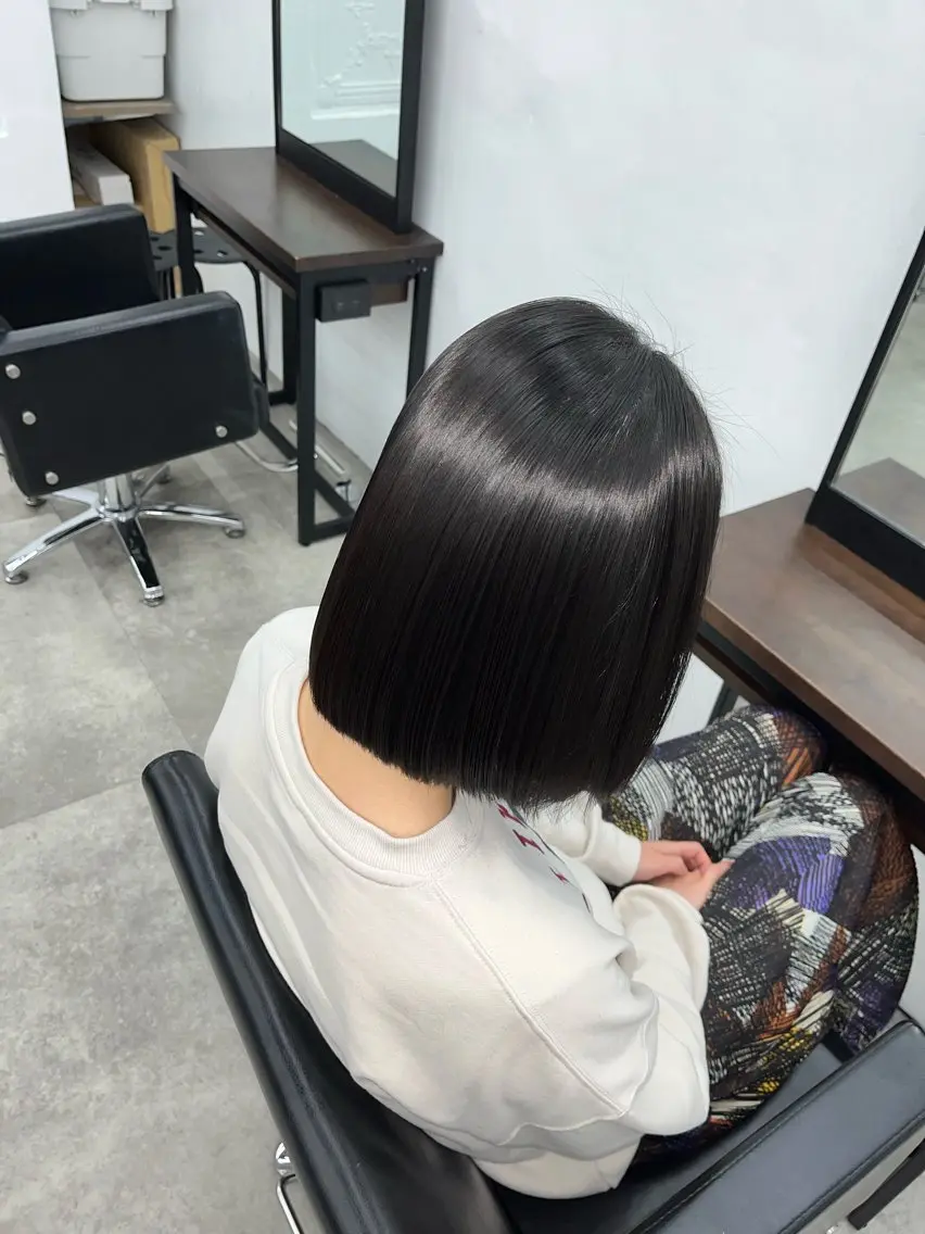 ショート トリートメント 縮毛矯正/髪質改善 /艶髪特化/こうめいのヘアスタイル