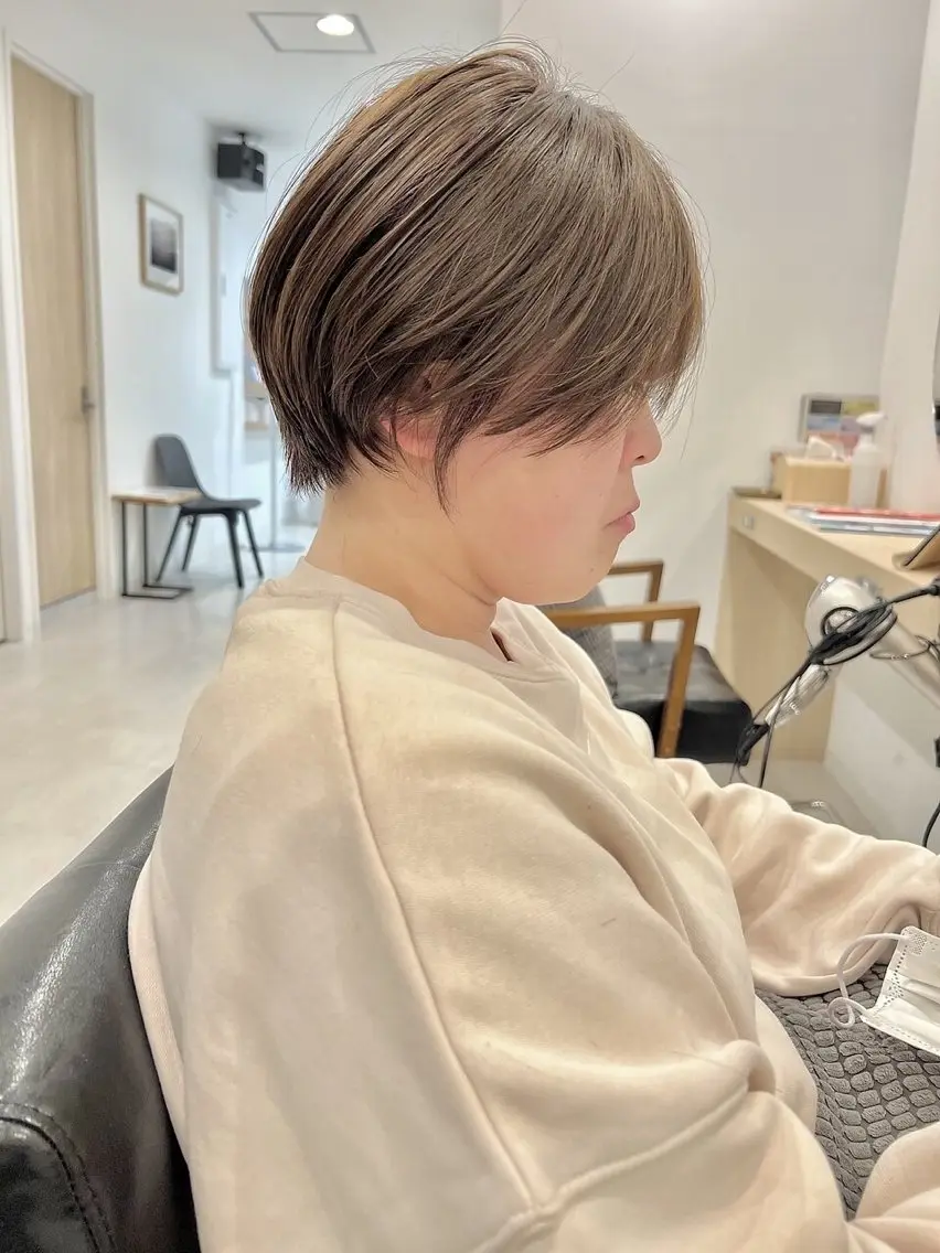 ショート 福井 茉菜美のヘアスタイル