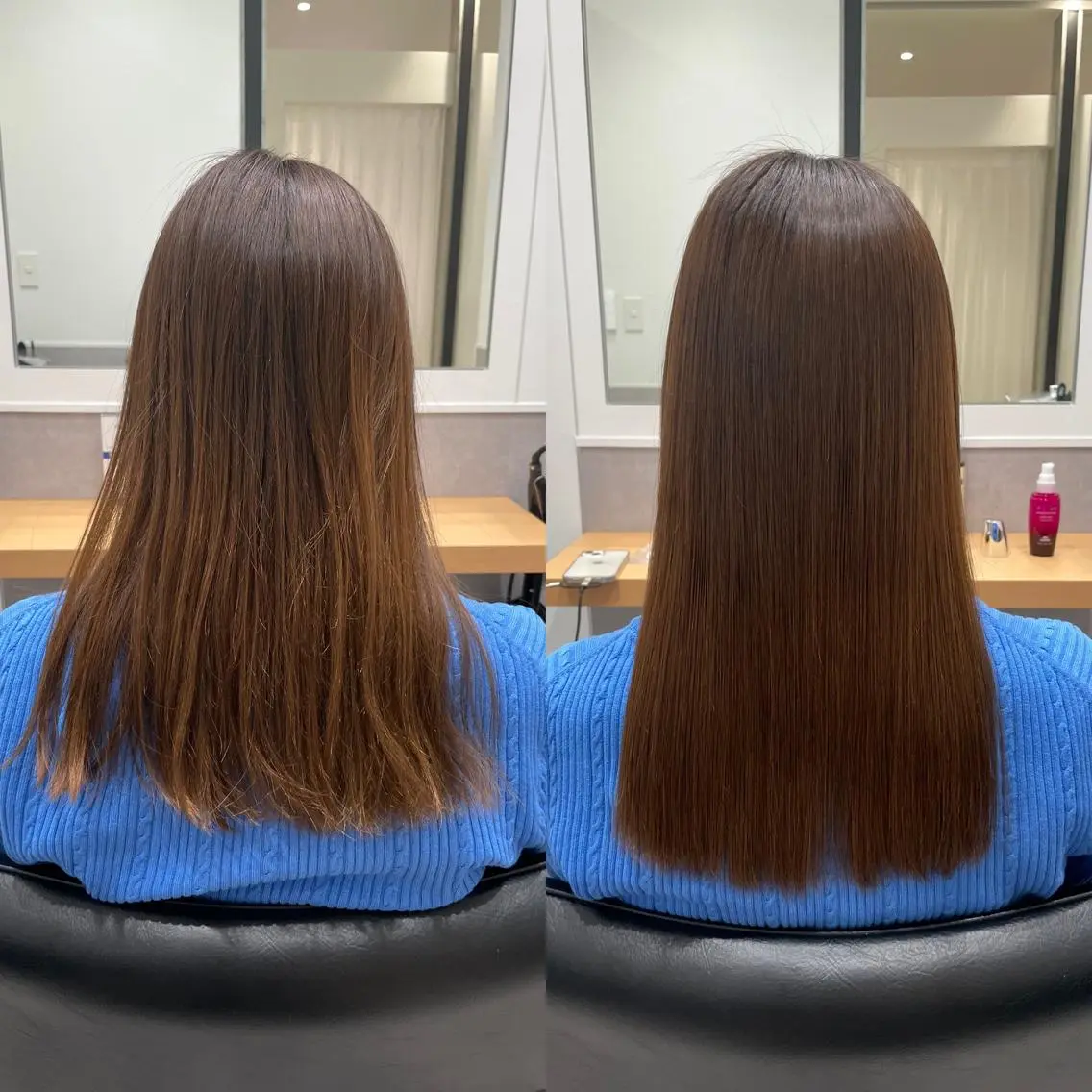 セミロング 髪質改善 トリートメント 酸熱トリートメント 髪質改善ヘアケア 艶髪特化/上田のヘアスタイル