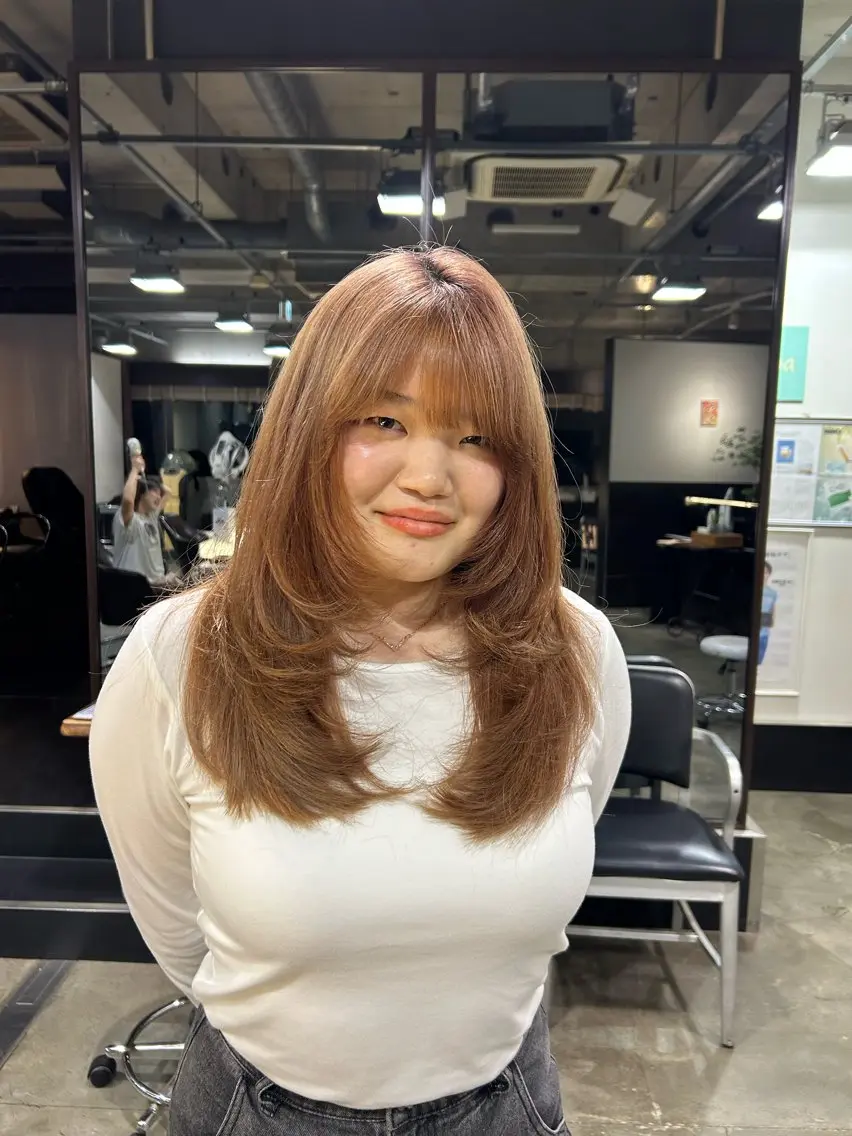 ロング カット トリートメント NanaKo 表参道 レイヤー/ハッシュのヘアスタイル