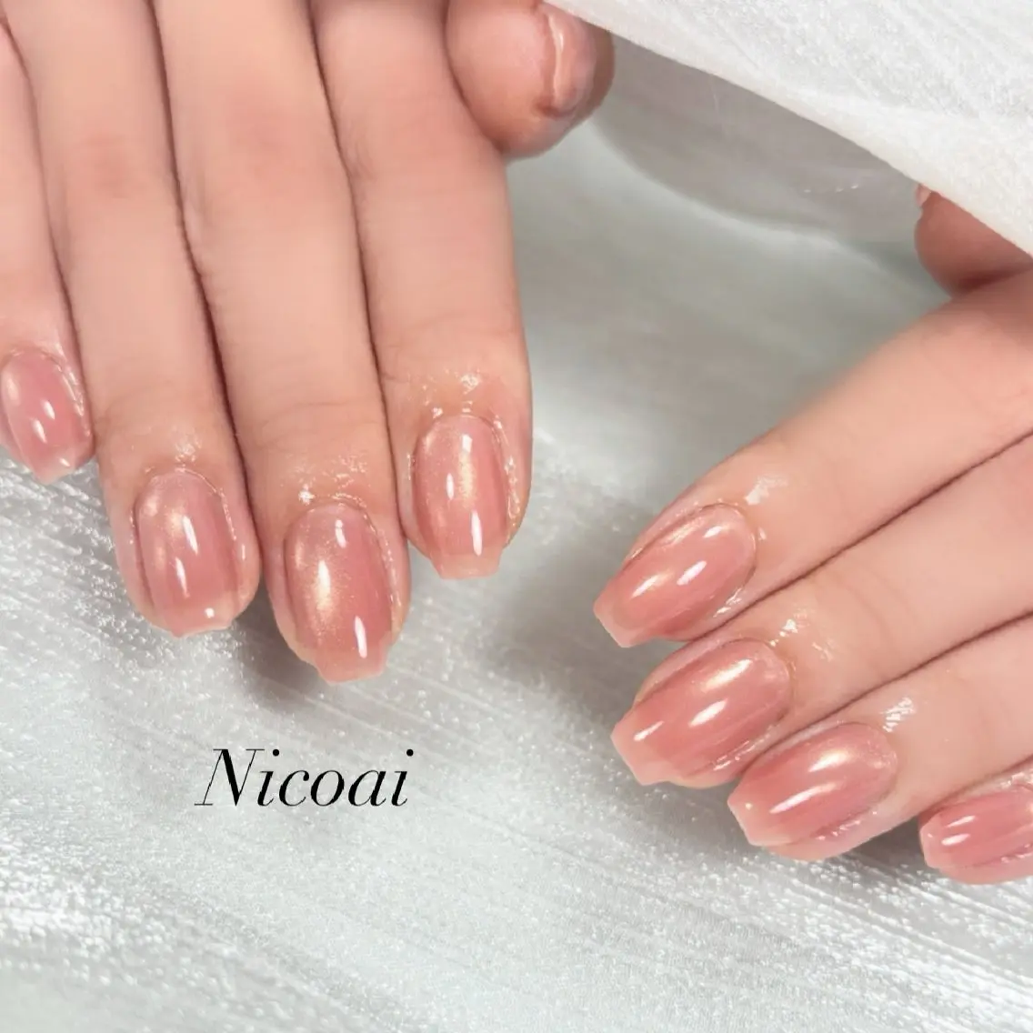 ネイル マグネットネイル ハンドネイル NailSalon Nicoaiのネイルデザイン