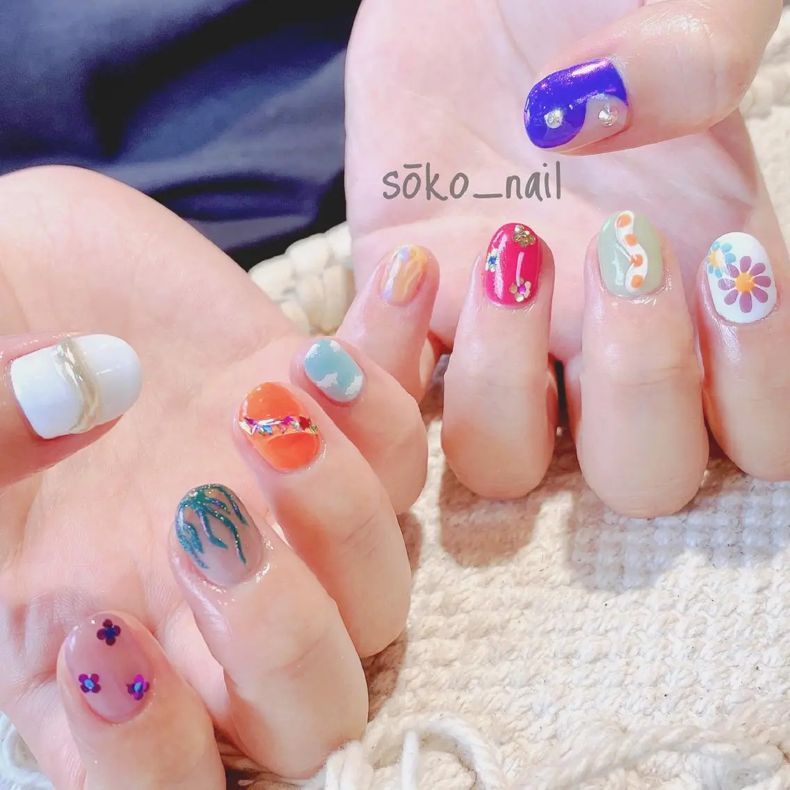 ネイル ハンドネイル megu  / sōko nailのネイルデザイン