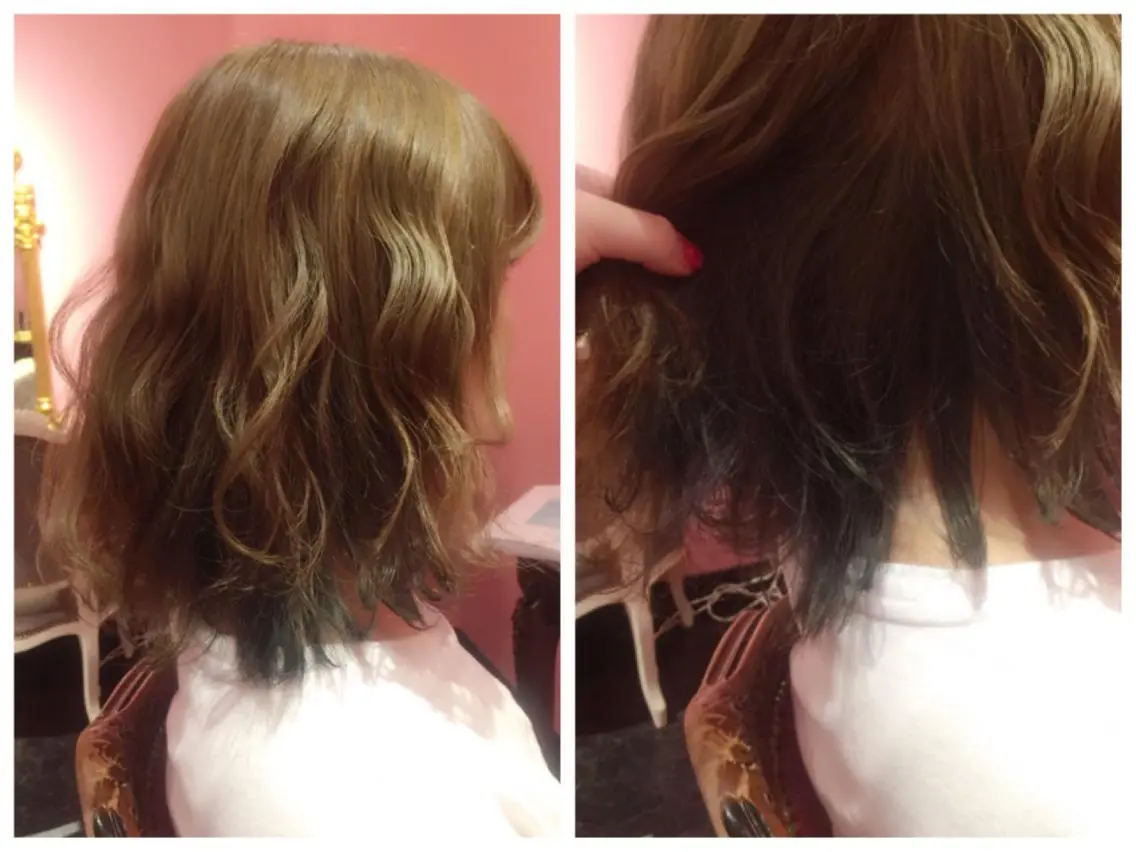 ミディアム カラー ベージュカラー 櫻井 愛弓のヘアスタイル