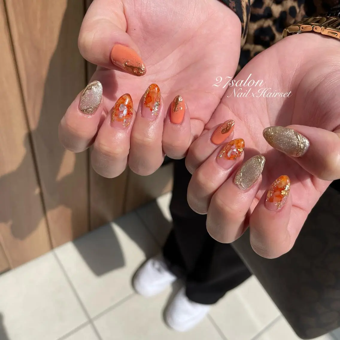ネイル マグネットネイル 27salon yuinaのネイルデザイン