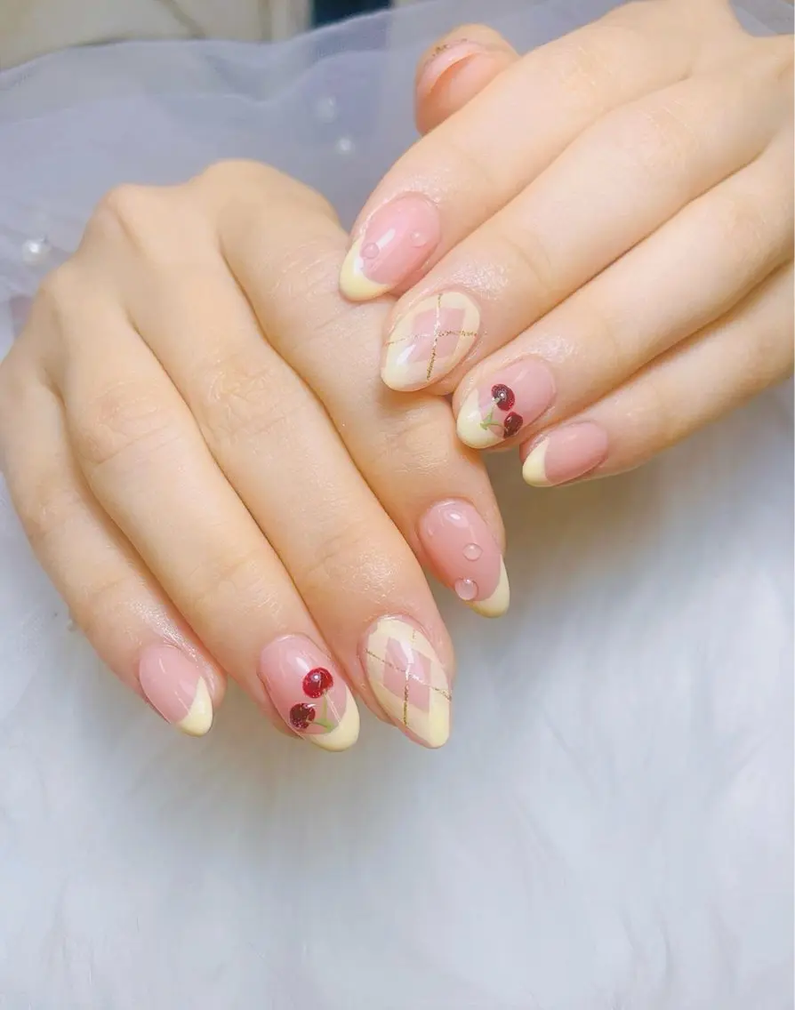 ネイル キラキラネイル マグネットネイル ぷっくりネイル 春ネイル ワンホンネイル ハンドネイル Candy Nailのネイルデザイン