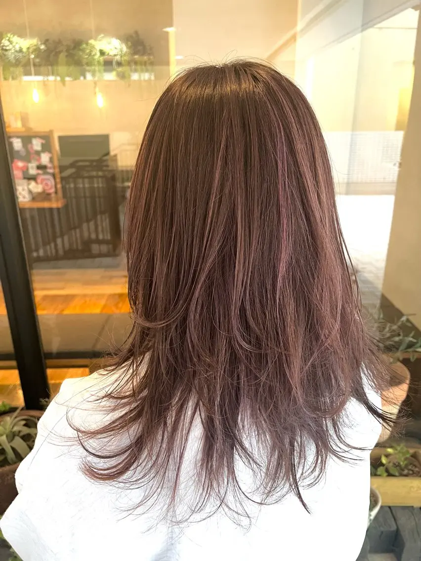 ロング 田中 結月のヘアスタイル