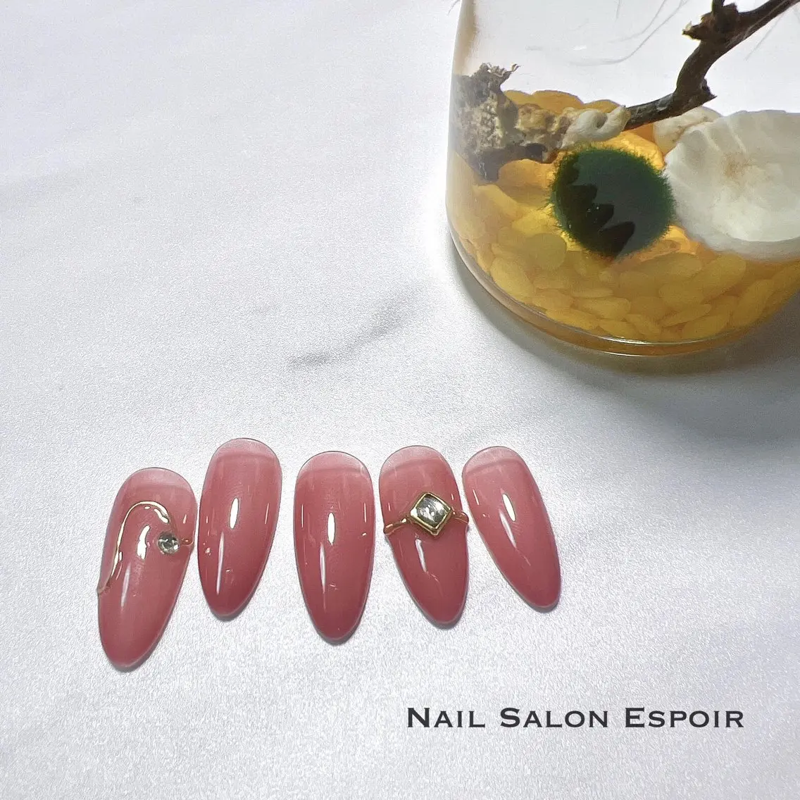 ネイル シンプルネイル ハンドネイル Nail Salon Espoirのネイルデザイン