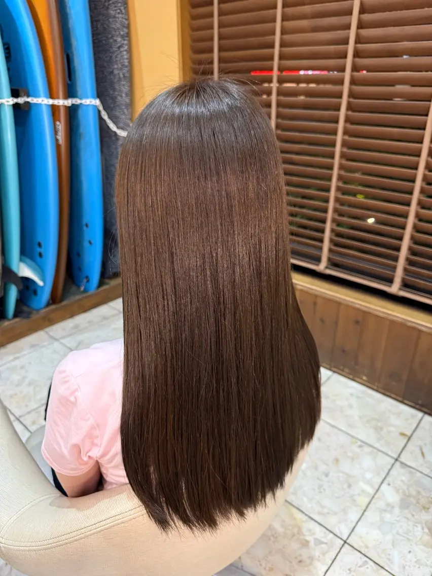 ロング カラー ヘアカラー 中田 こころのヘアスタイル