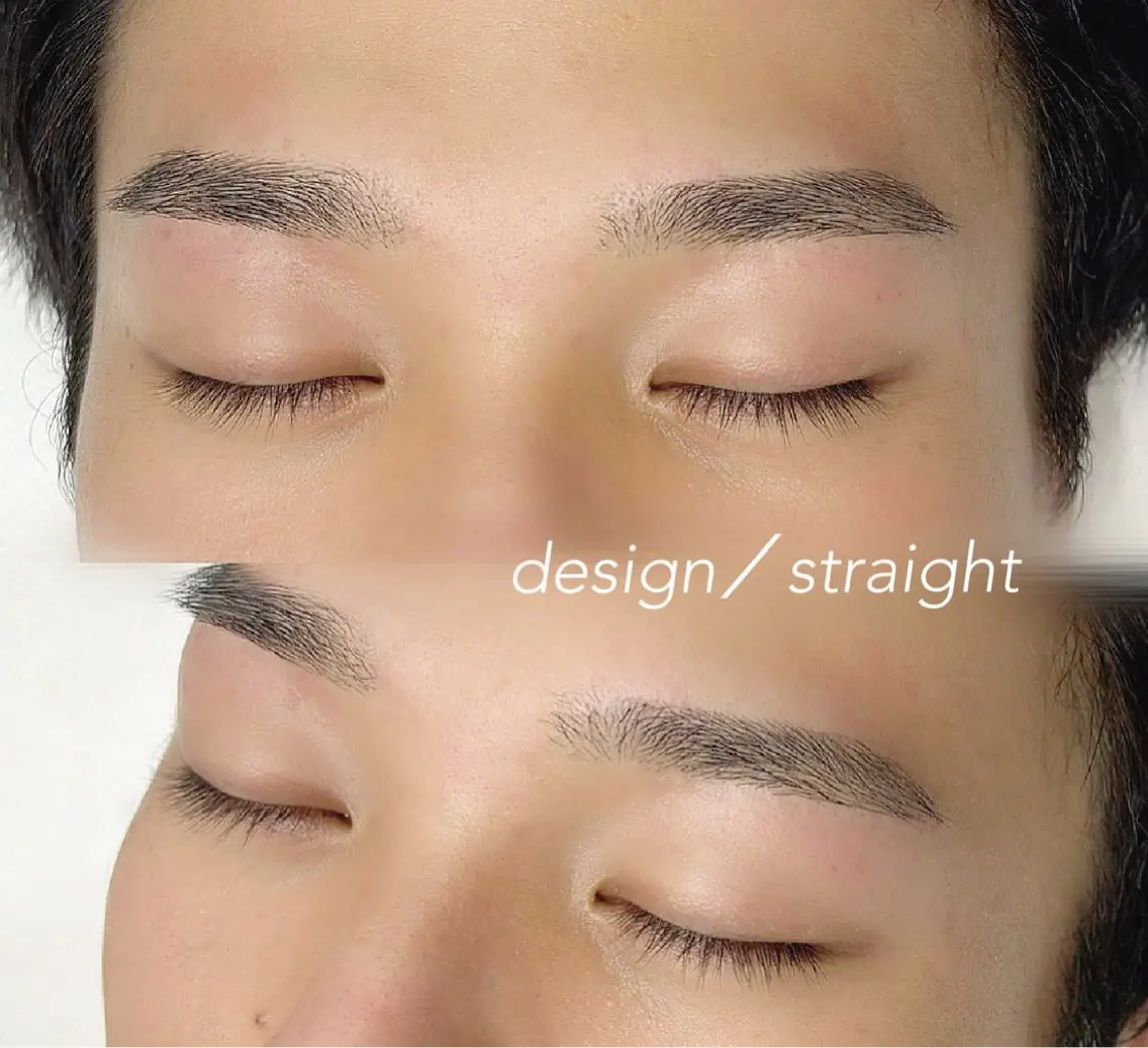メンズ アイブロウ WHITE LASH yuiのマツエク・マツパデザイン
