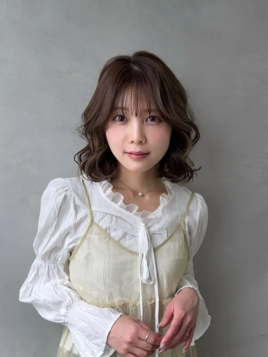 ミディアム トレンド似合わせ /店長キドヨシキのヘアスタイル