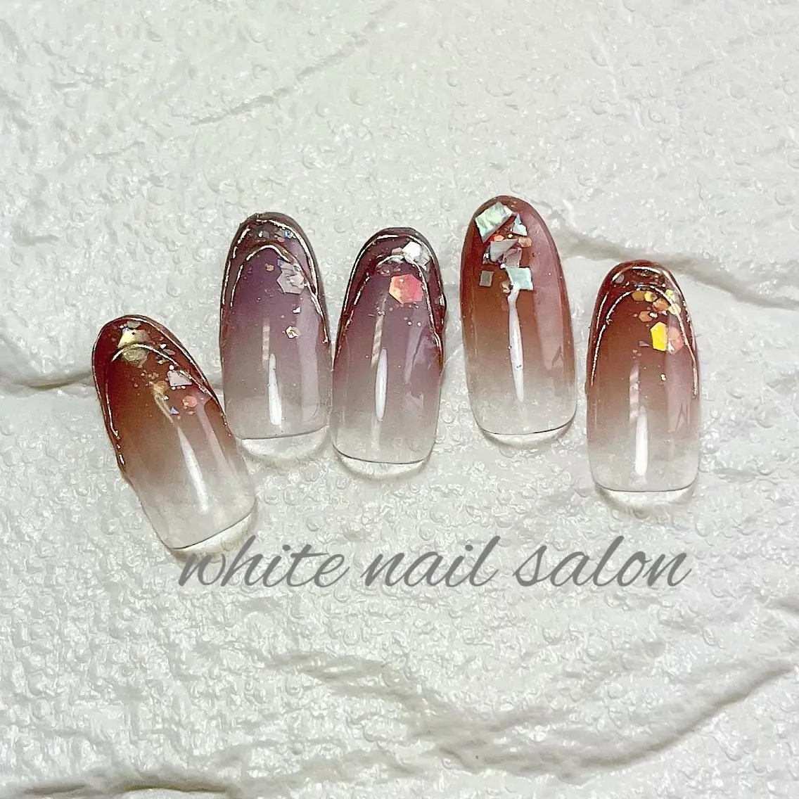 ネイル フットネイル ジェルネイル ハードジェル ラメ(グリッター) 持ち込み ハンドネイル white nail salonのネイルデザイン