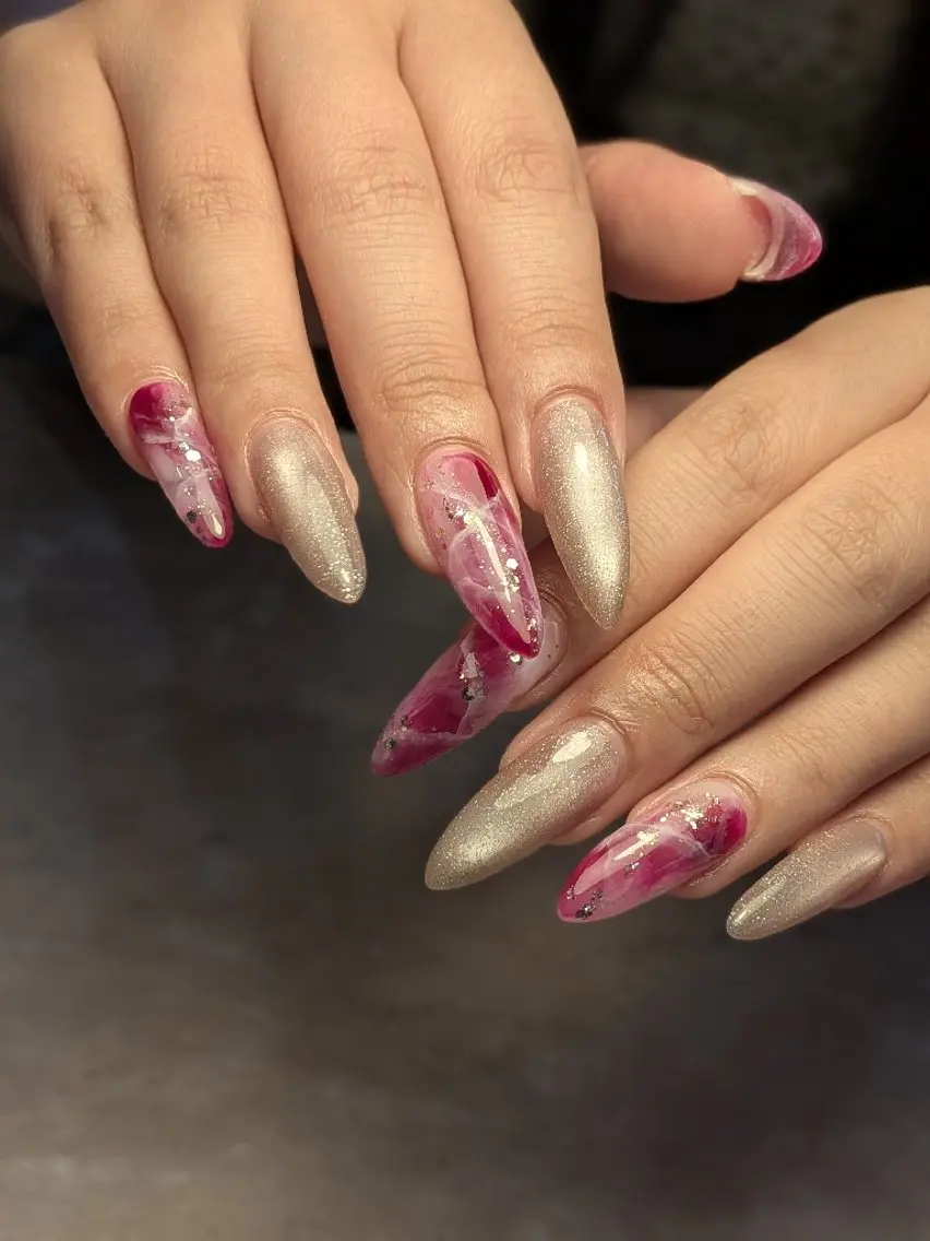 ネイル ニュアンスネイル ハンドネイル 8andyu nail♡のネイルデザイン