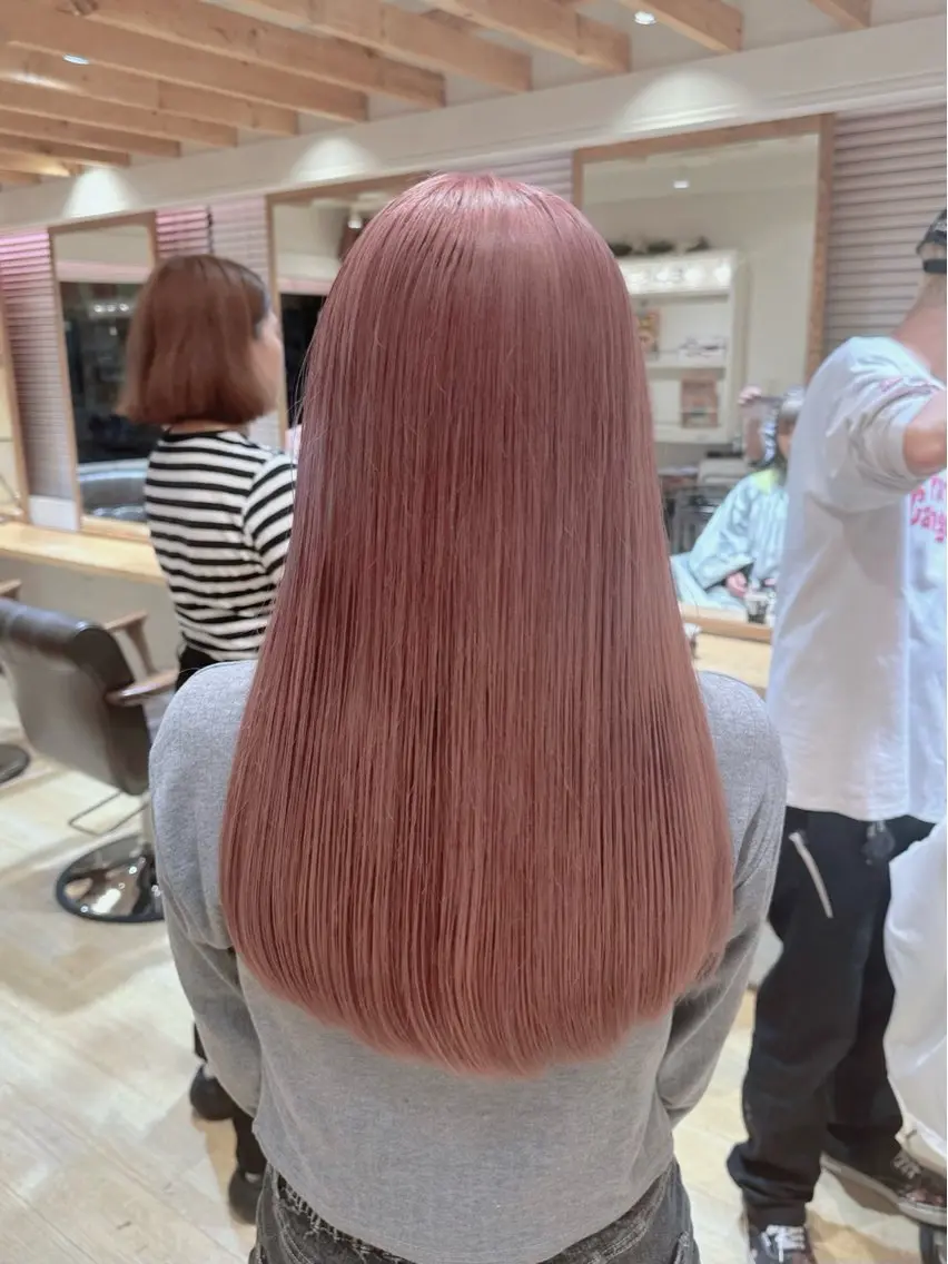 ロング ヘアカラー トリートメント 新宿 木下拓哉のヘアスタイル