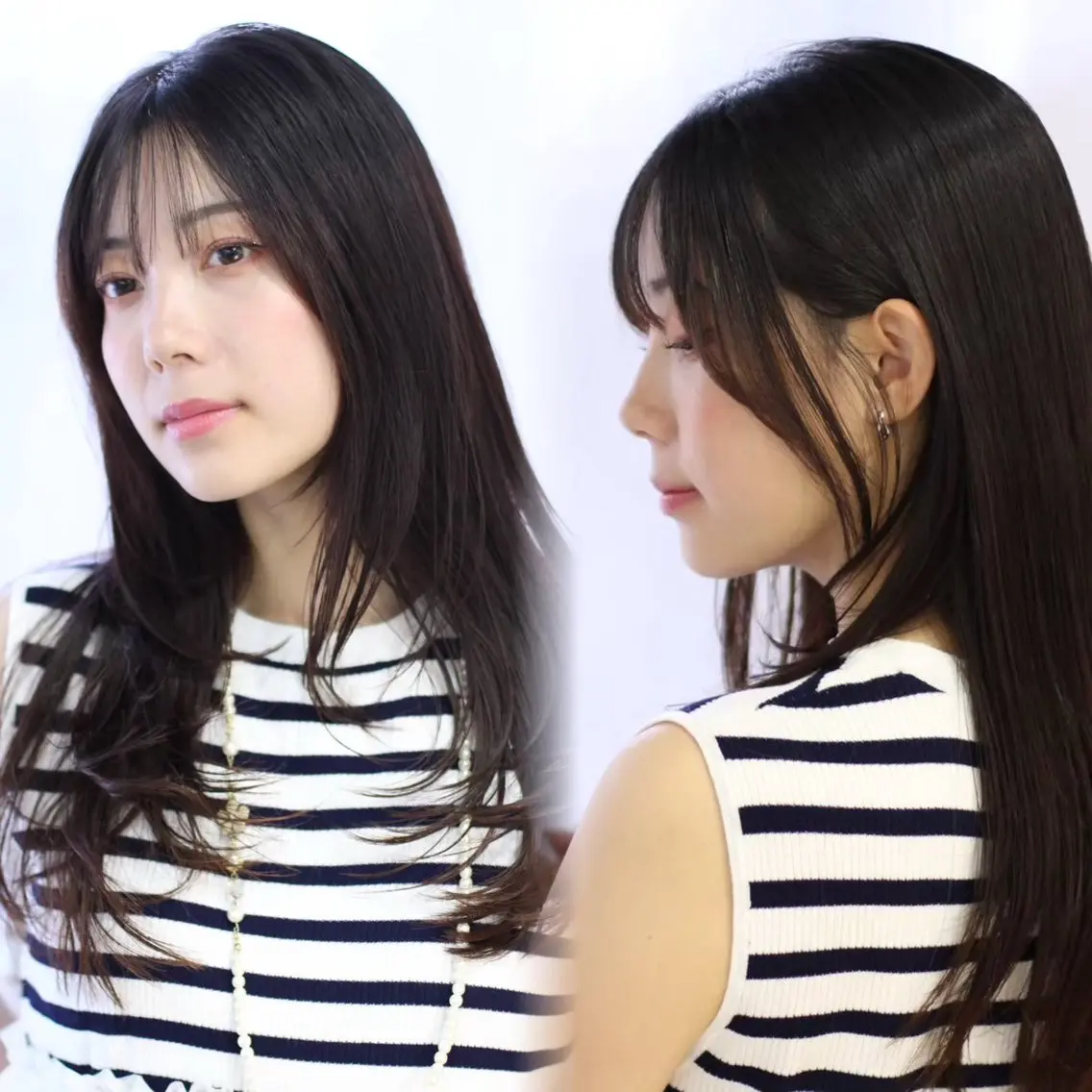 ロング 縮毛矯正 艶髪 垢抜けカラー 🫧渡邉優星のヘアスタイル