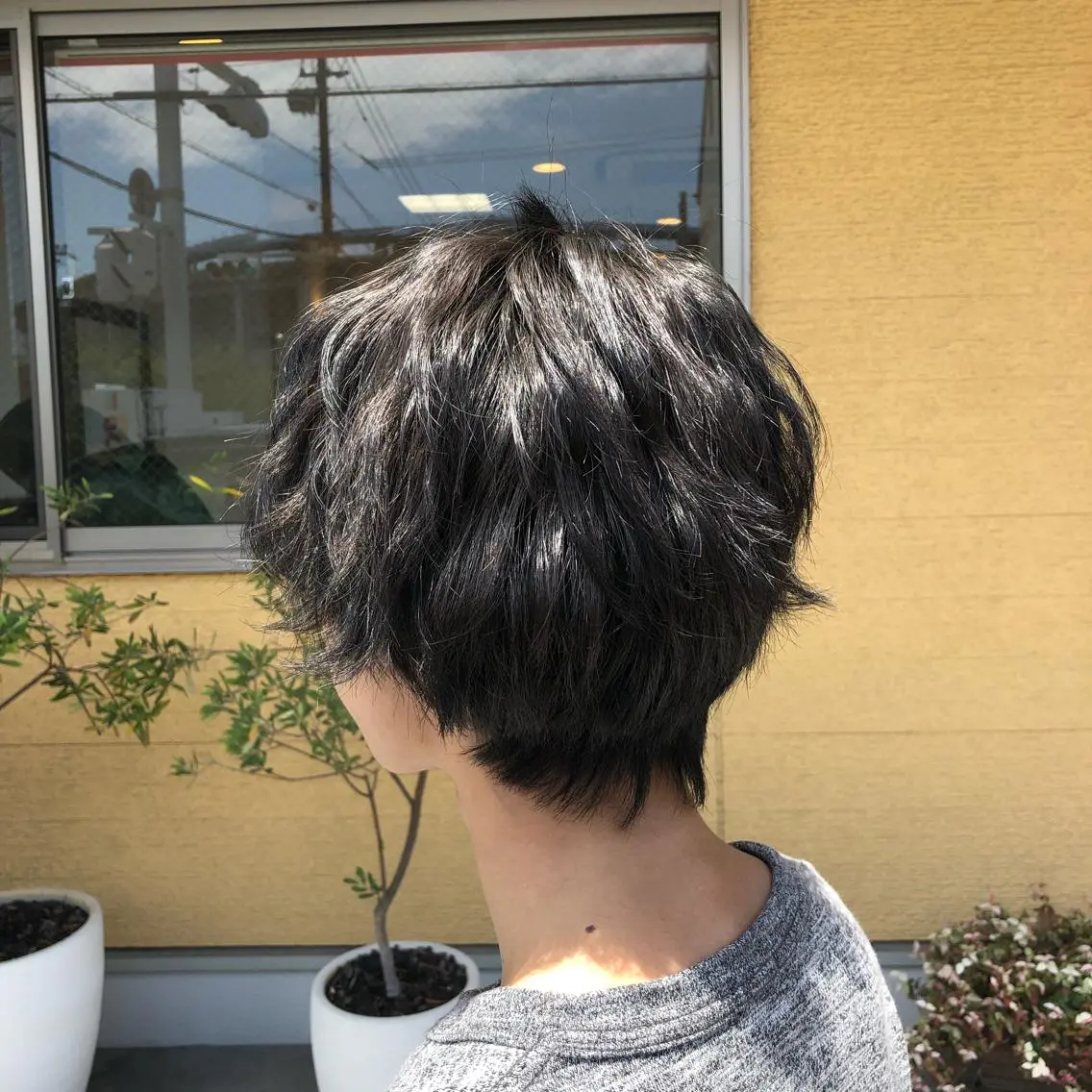 ショート カラー ブルーカラー ブルージュ ヘアカラー ☁️Stylist Karin☁️のヘアスタイル