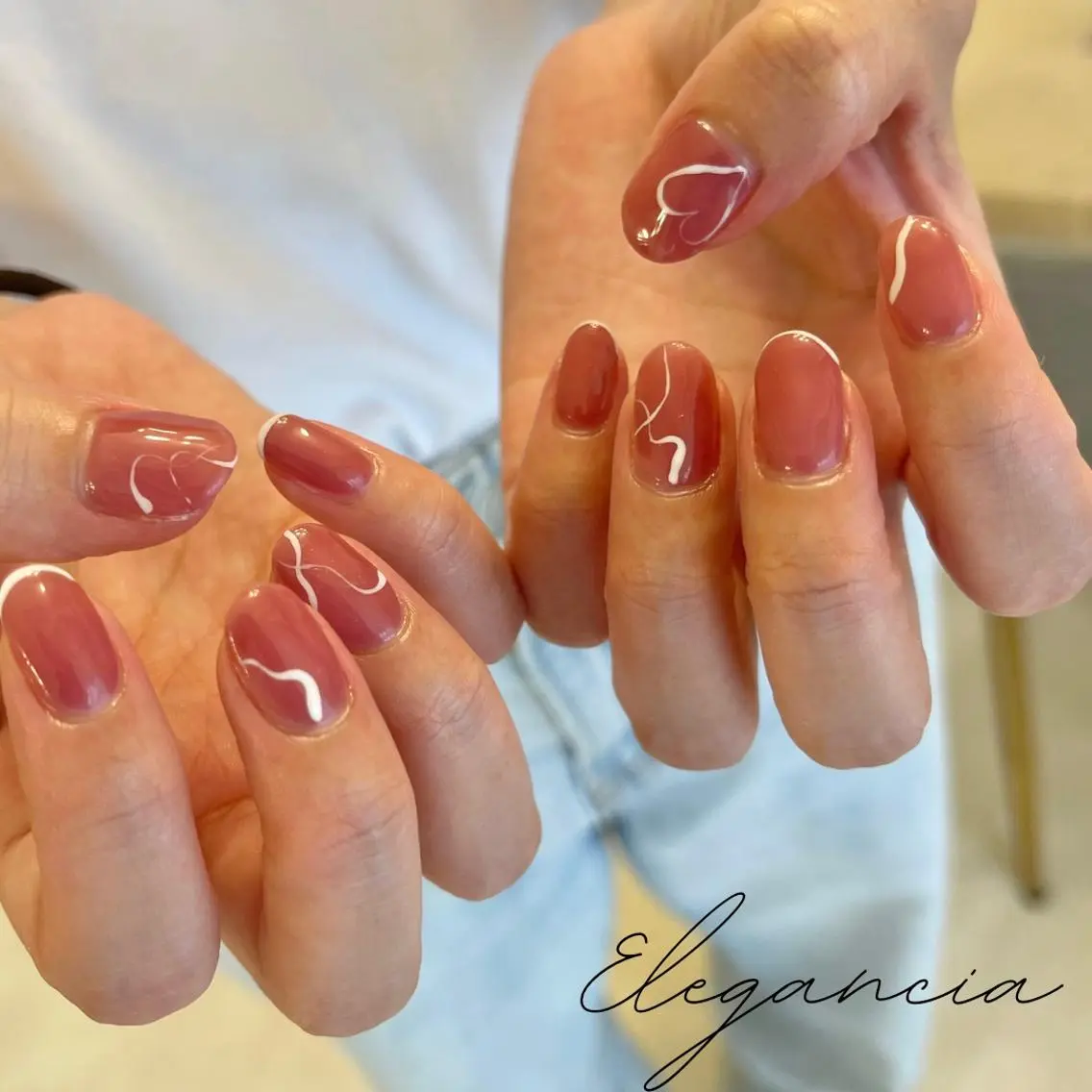 カラー ネイル Elegancia. Hiromiのネイルデザイン