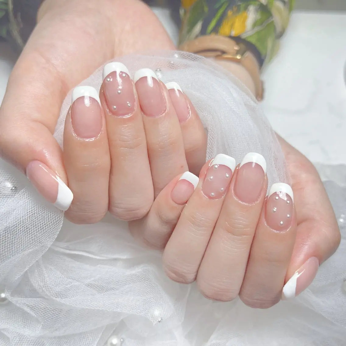 ネイル ハンドネイル 🎀ネイルサロン エクラYUI🎀のネイルデザイン