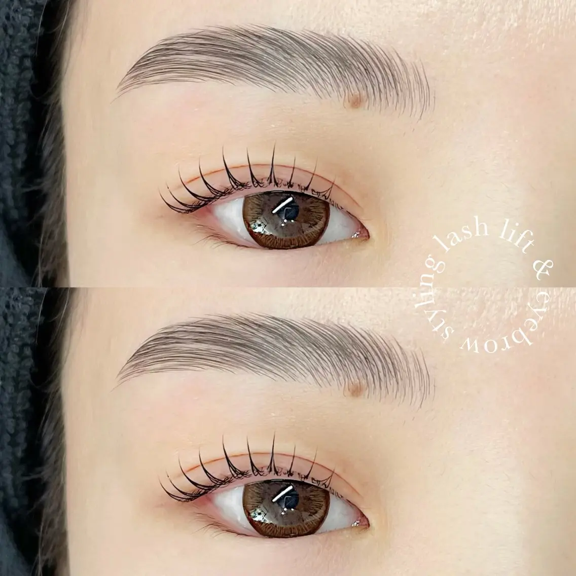 マツエク・マツパ 一重×まつ毛パーマ マツパ ojos 一柳 若奈の眉毛・アイブロウイメージ
