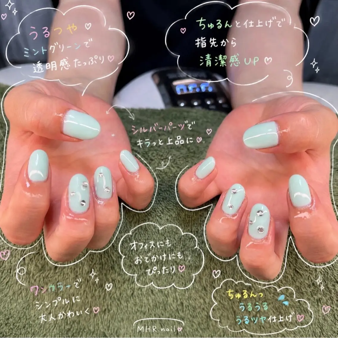 ネイル ハンドネイル フットネイル MHR nailのネイルデザイン