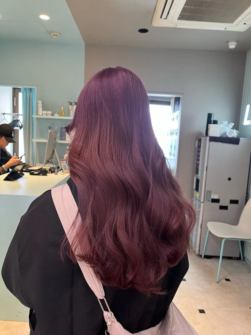 ロング カラー ヘアカラー トリートメント ブリーチカラー 🩵MIZUKIのヘアスタイル