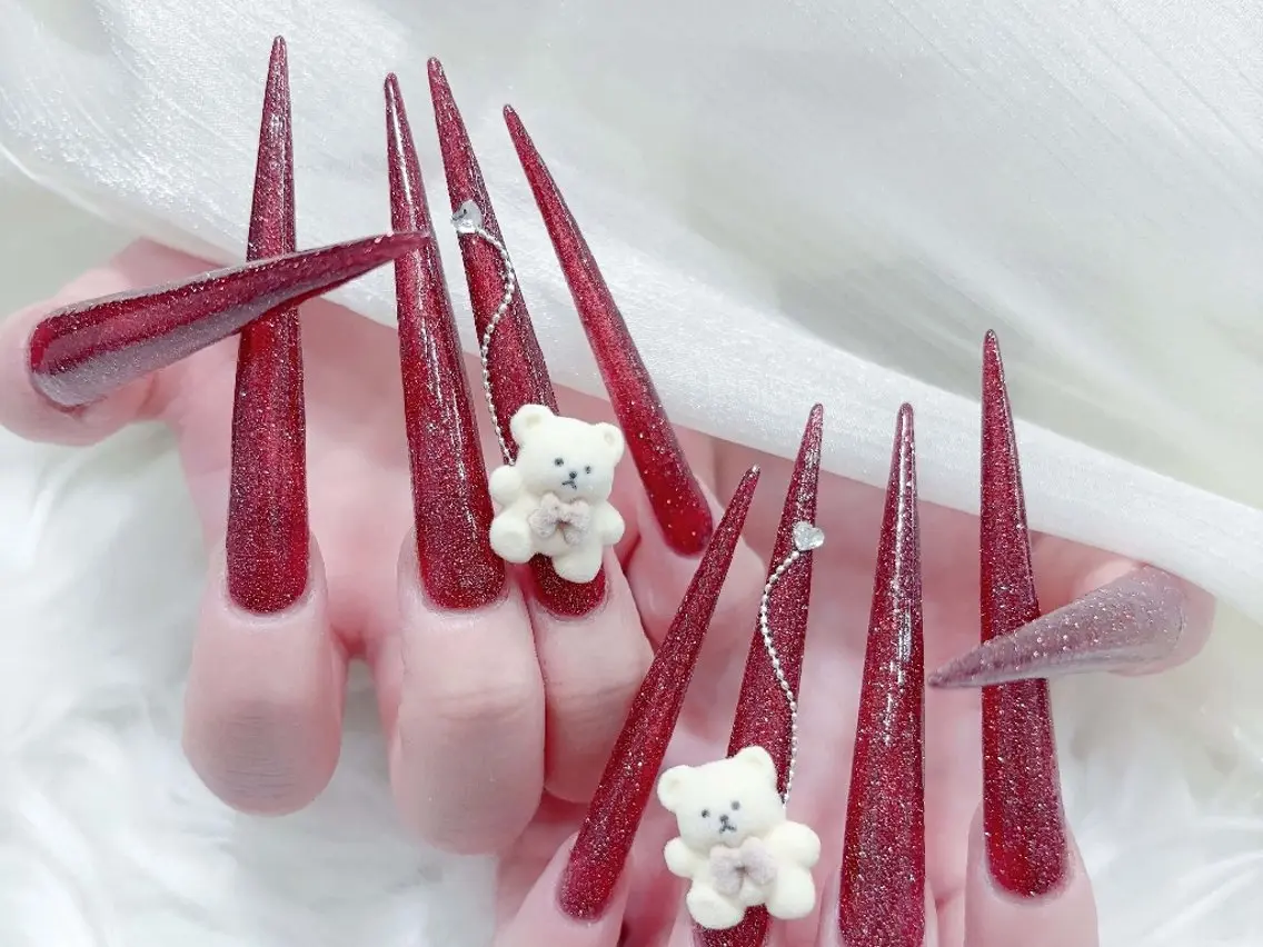 ネイル 長さ出し 韓国ネイル スカルプネイル ワンホンネイル ハンドネイル ハンドケア MUNI🎀 NAIL のネイルデザイン