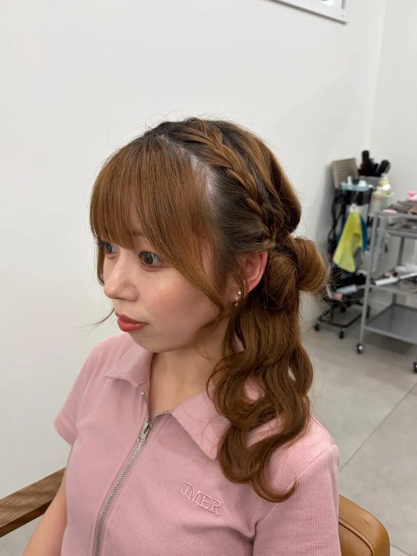 ヘアアレンジ 推し活アレンジ🎀 /艶カラー💕かほのヘアスタイル