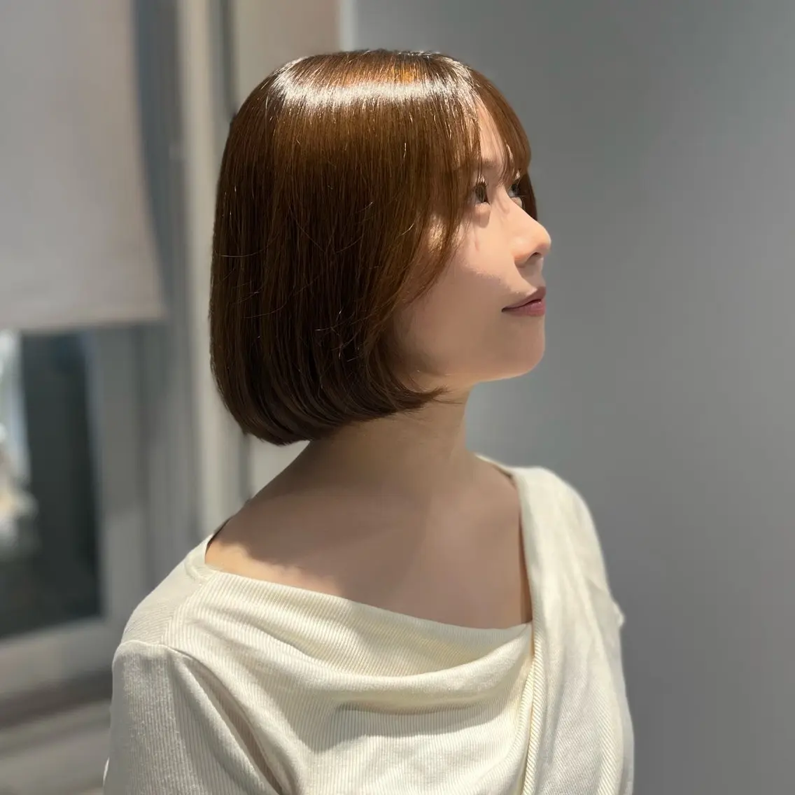 ミディアム ボブ 無料カットモデル 指名率No.1✅ユナのヘアスタイル