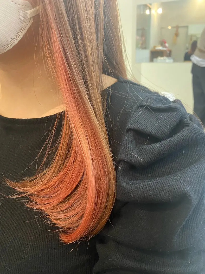セミロング カット ヘアカラー トリートメント 🌻花屋併設🌻濱 幸帆のヘアスタイル
