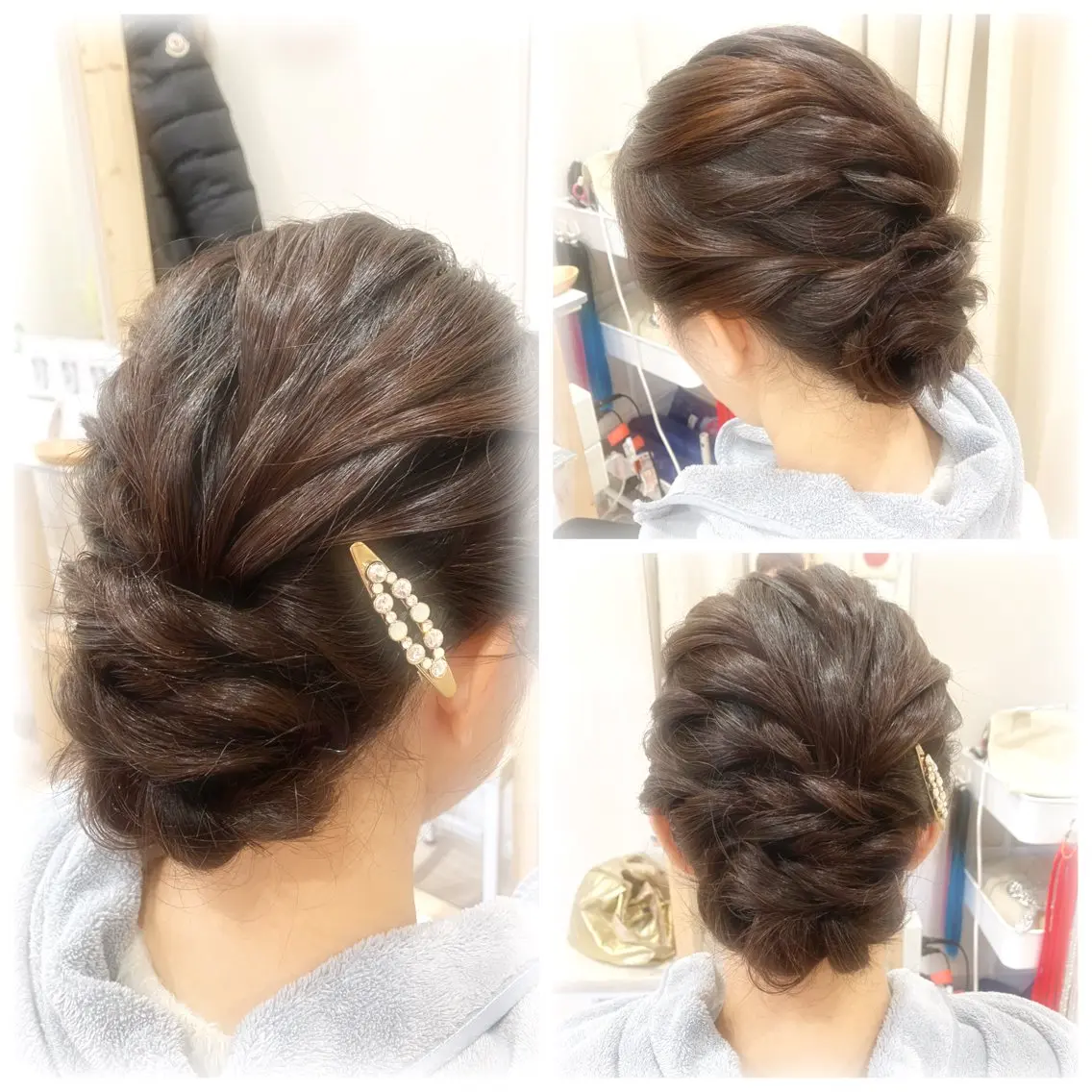 セミロング ヘアセット とみた ★みのヘアスタイル