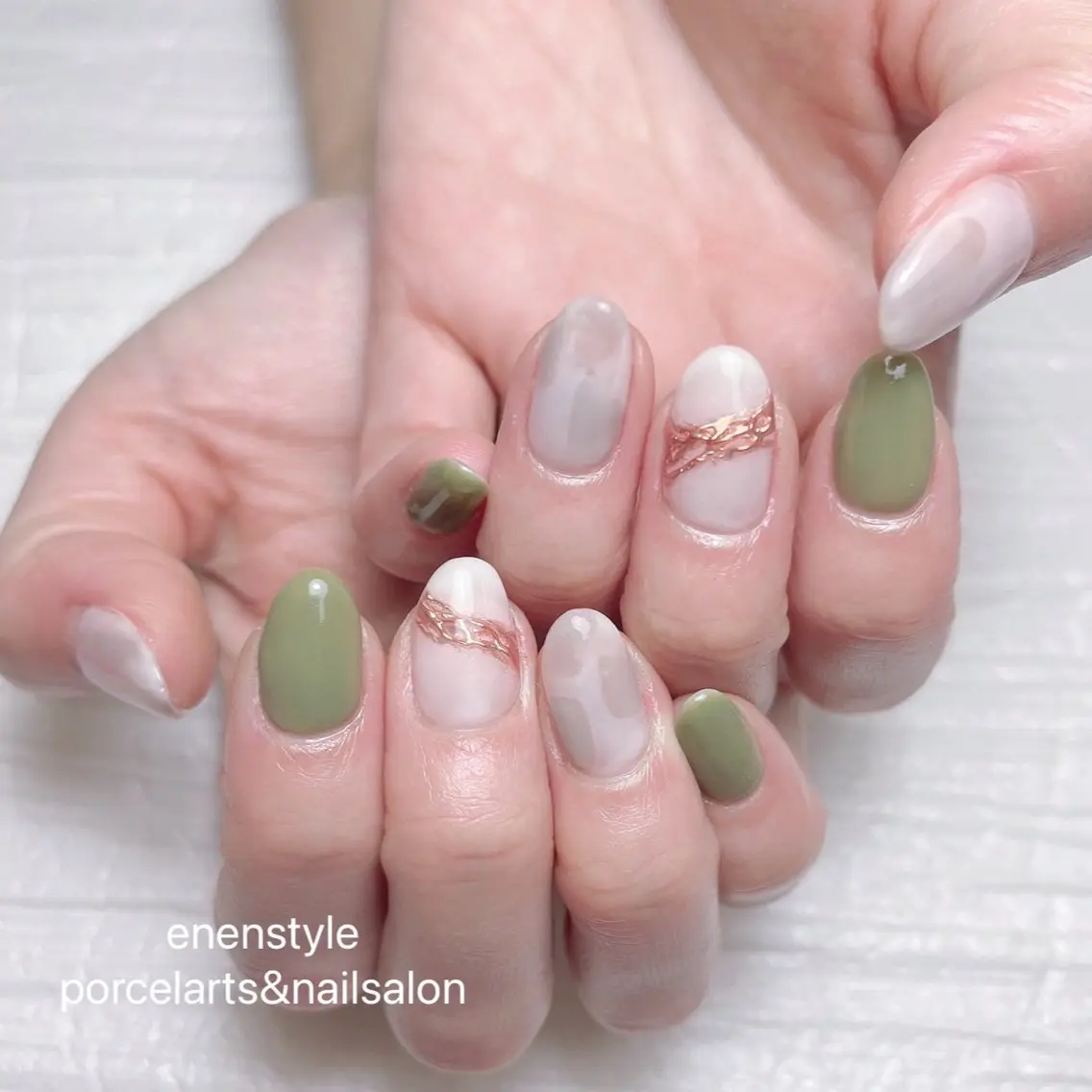 ネイル ハンドネイル 🐾enen style 🐾のネイルデザイン