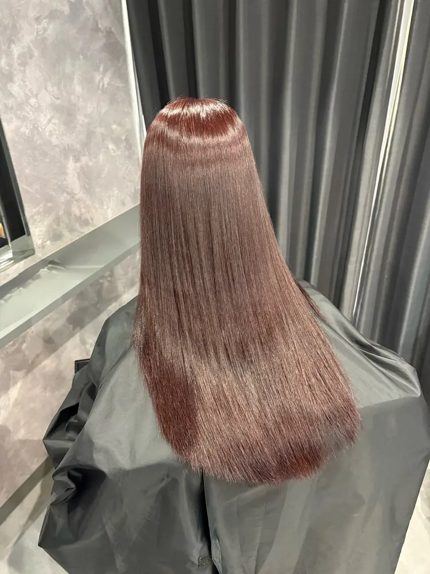 ロング カラー ヘアカラー トリートメント nameless miichiのヘアスタイル