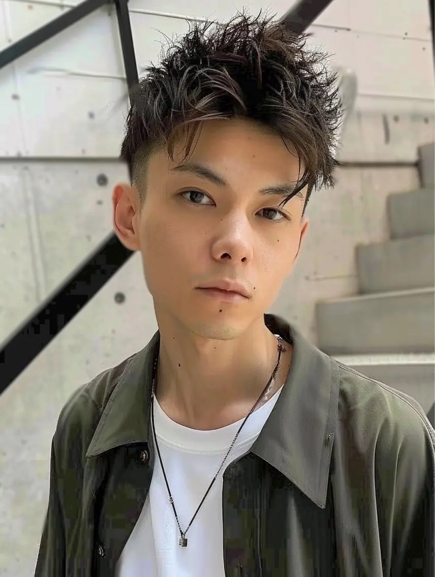 メンズ ioe 心斎橋のヘアスタイル