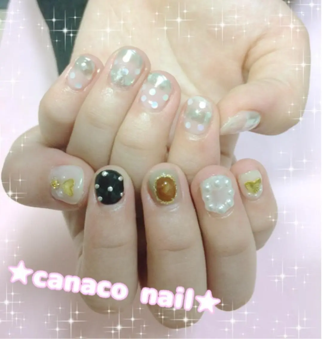 ネイル アートネイル ジェルネイル ストーンネイル ハンドネイル ハンドケア ベテランネイル cnc nailのネイルデザイン
